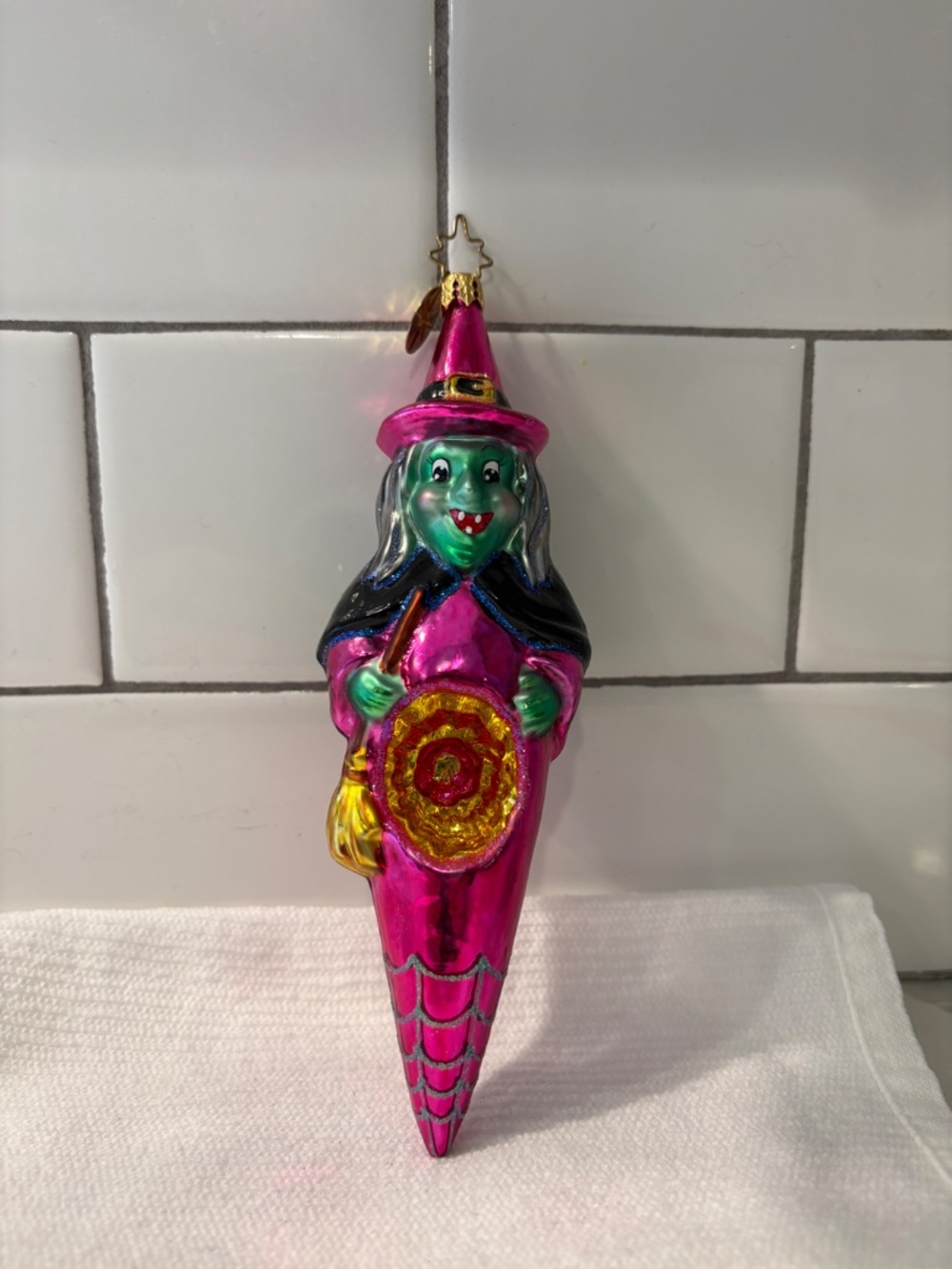 Rare, Christopher Radko Witchy Woman ornament